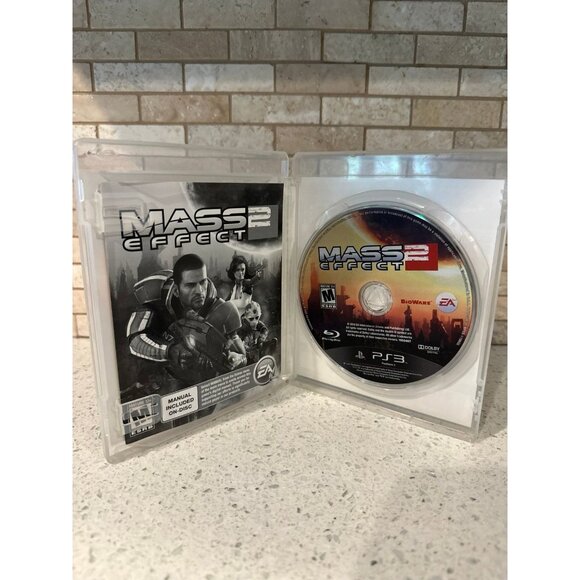 PS3 Mass Effect 2 Playstation Complete w/ Manual - Picture 3 of 3